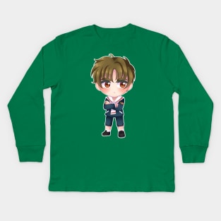 Card Captor Sakura - Shaoran Li chibi Kids Long Sleeve T-Shirt